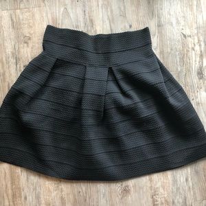 H&M High Waist Black Skirt (Elastic Waist Band)